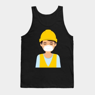 engineer wearing mask Tank Top